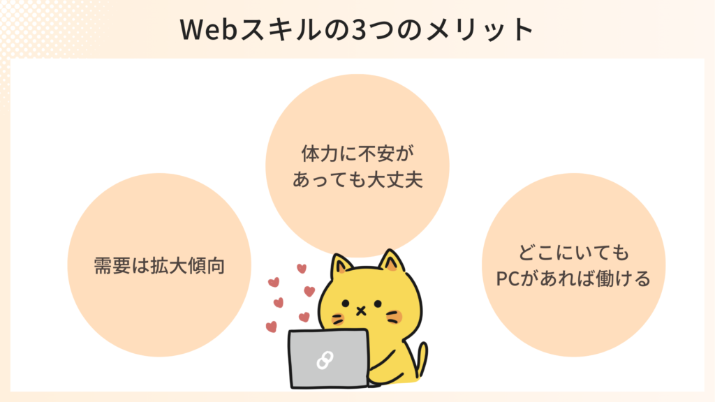 webスキル3つのメリット