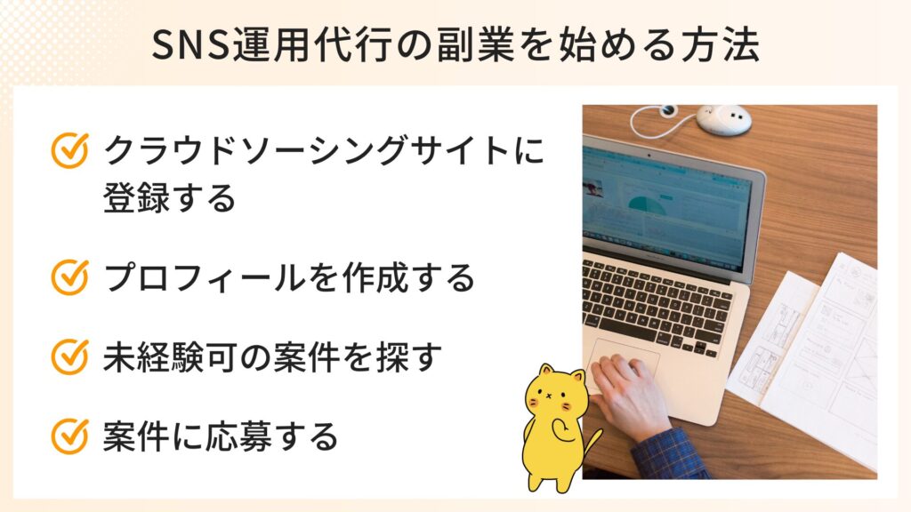 SNS運用代行の副業を始める方法
