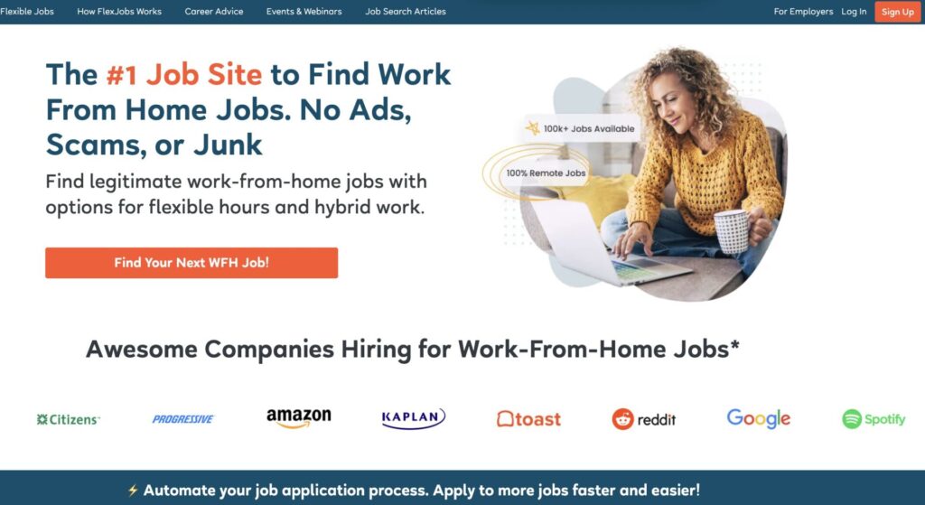 FlexJobs(フレックスジョブズ)