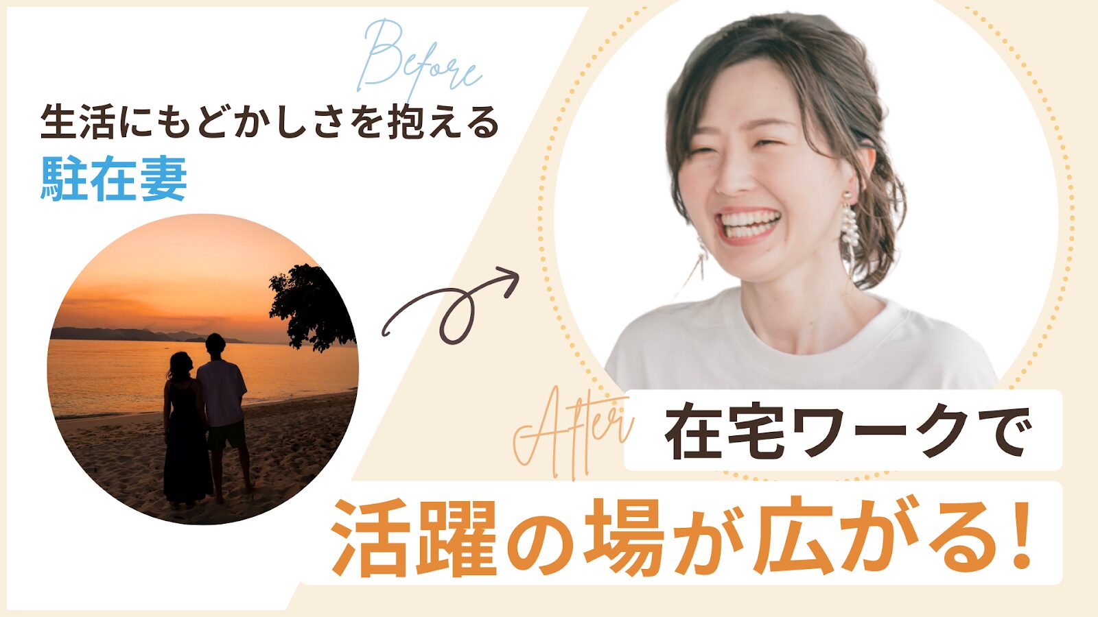 生活にもどかしさを抱える駐在妻から在宅ワークで活躍の場が広がったななさん