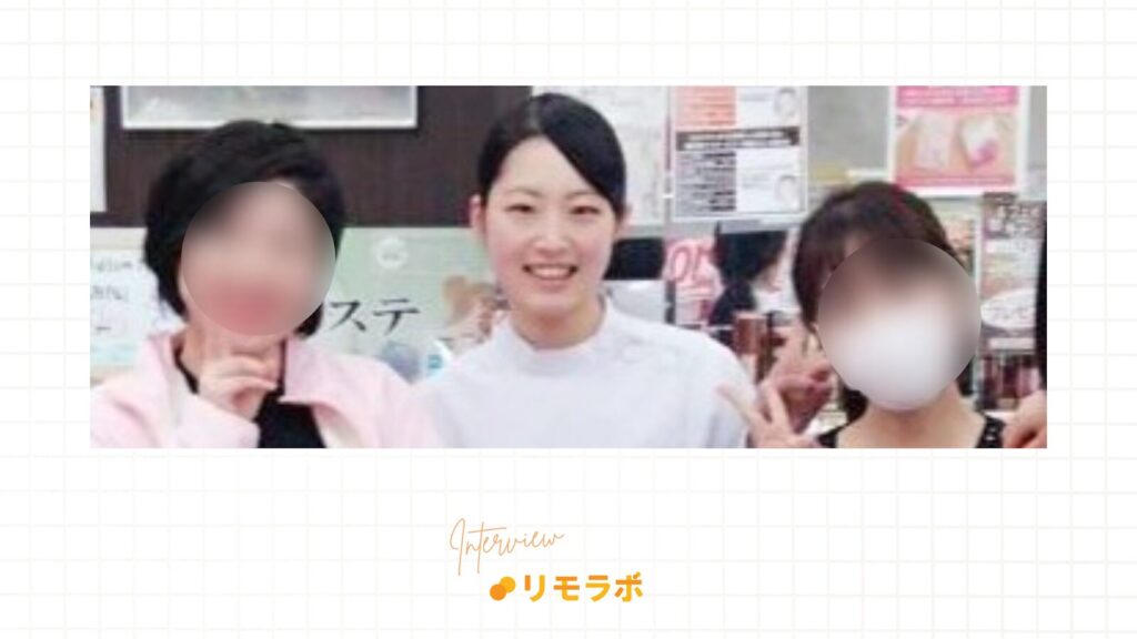 リモラボ参加前は管理栄養士としてドラックストアで勤務していた