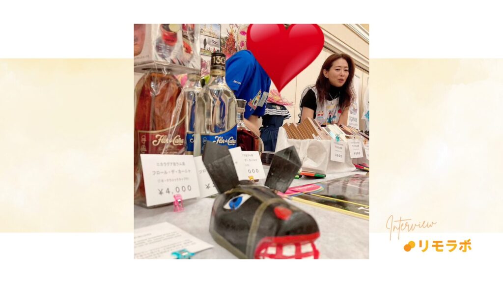 ハンドメイドのアクセサリーを販売していたが、「これは長く続けられる仕事ではないな......」と悩んでいたりっささん。