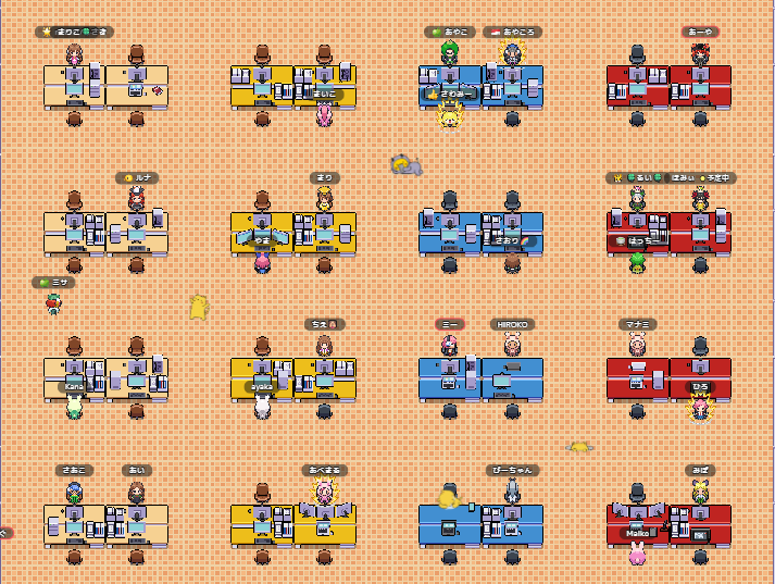 メンバーが利用できるメタバースオフィス